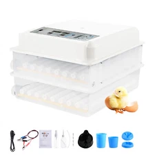 Automatic 120 Eggs Incubator Temperature Control Digital Chicken Egg Hatcher