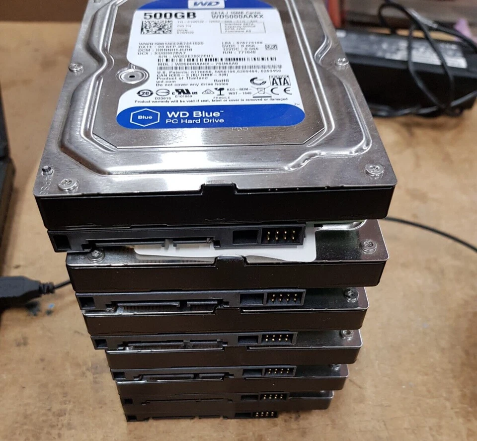 WESTERN DIGITAL WD5000AAKX 500GB 3.5" 7200RPM 6Gb/s SATA HDD CCTV DVR iMAC PC  - Image 2 of 2