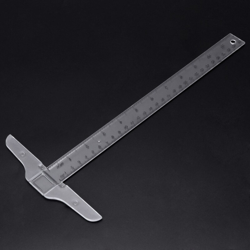 Precision Marking Ruler Square T Type Woodworking Scriber Measuring ...