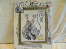 C-25 NEW DESIGN WORKS COUNTED CROSS-STITCH KIT  CAT PACK  