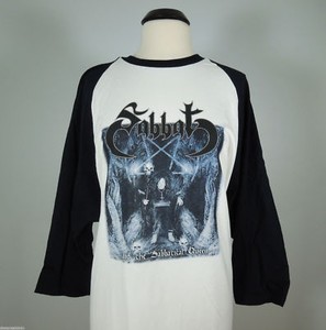 SABBAT-And-The-Sabbatical-Queen-Raglan-Tee-size-XL-R-I-P-Records-NEW