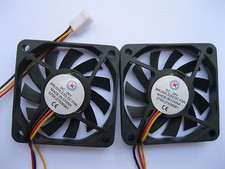 2 pcs Brushless DC Cooling Fan 11 Blade 24V 6010S 60x60x10mm 3pin Sleeve Bearing