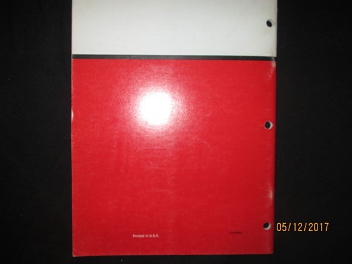 CASE - IH 8840 Windrower Tractor Operator`s Manual Factory Original 1988 - Picture 4 of 4