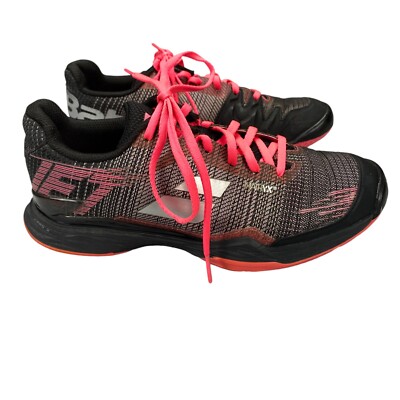 Babolat Jet Mach II AC Athletic Sneaker Women Sz 8 Black Lace Up 31S19630