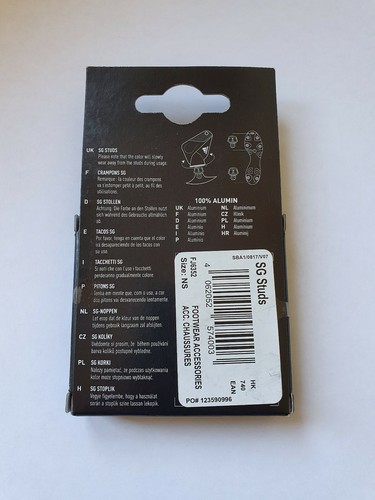 Adidas Replacement Studs Soft Ground (4 x 11mm 8 x 8mm) SG Full Set NEW Ace X - Picture 2 of 2