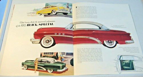 BUICK'S GREATEST CARS IN 50 GREAT YEARS 1903 1953 BROCHURE - Foto 8 di 11