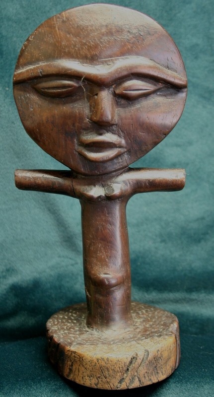 Vintage Ashanti Asante Akuaba Fertility Doll  8-15/16" tall  Weighs 1 lb  - LOOK