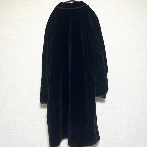 J.Jill Velvet Coat Black LP Size Vintage Cotton Blend Elegant Soft Women’s rare - Picture 4 of 9