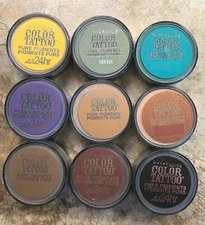 Maybelline Eyestudio Color Tattoo Pure Pigments Eyeshadow YOU CHOOSE .05z SEALED