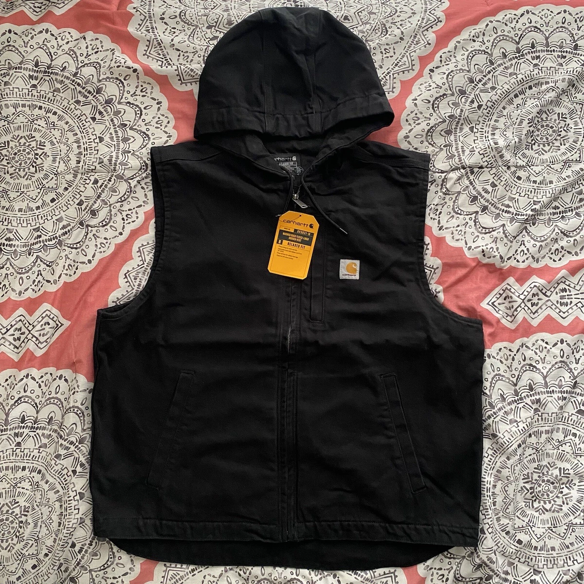 Mens black carhartt vest cheap