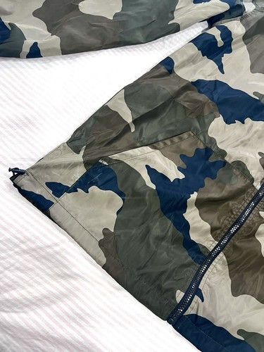 Wild Fable Full Zip Windbreaker Rain Jacket Women’s Size Medium Camo Green - Foto 8 di 11