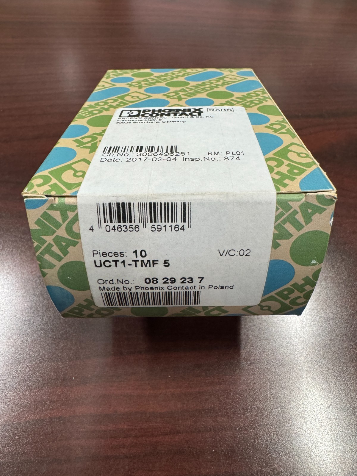 Phoenix Contact UCT1-TMF 5 Terminal Marker Strips 10pcs 0829237 New in Box