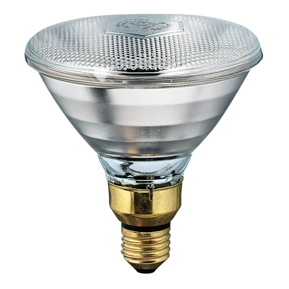 Philips PAR38 Infrared Reflector Light Bulb 175W E27 Silver Clear