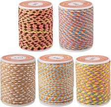 Beading Cord Twine 21.5 Yards 1.5MM Polycotton Macrame Rope for DIY Crafts