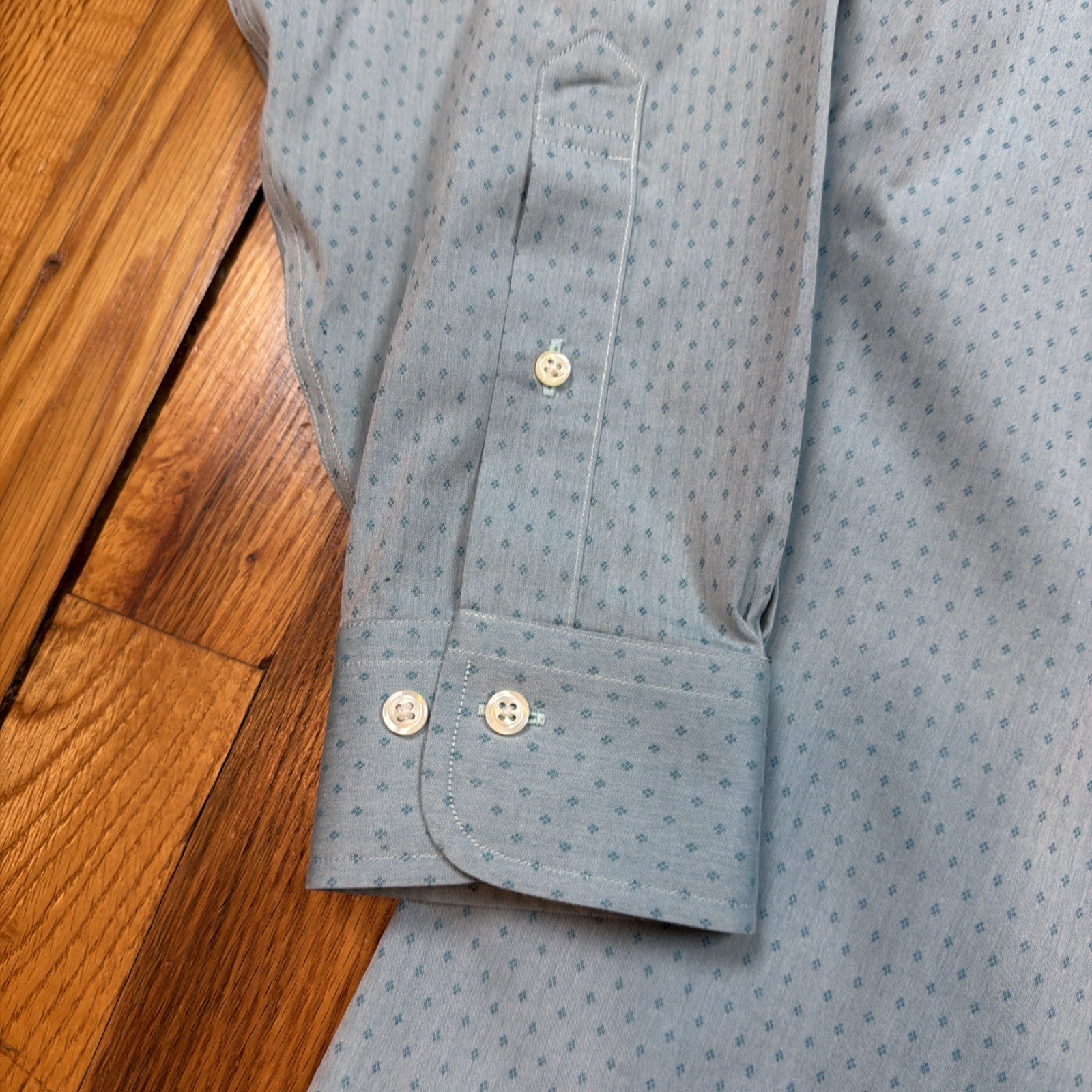 Brooks Brothers Regent Shirt Mens 16.5 4/5 Non Iron All Cotton Spread Blue thumbnail 12