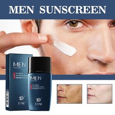 45g Men's Sunscreen Refreshing Moisturizing Sun Protection SPF50 New D8U9