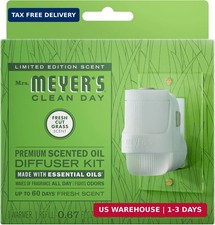 Mrs. Meyer's Clean Day Premium Scented Oil Plug-In, Diffuser  Air Freshener Kit