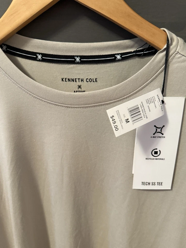 Camisa de manga corta Kenneth Cole Active para hombre Foto 2 de 2