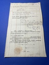 Uraltes Schriftstück / Dokument - Ranis 1822