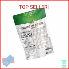 NOW Foods, Certified Organic Walnuts, Raw and Unsalted, Halves and Pieces, Good 