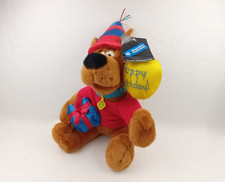 Vtg 1999 Scooby Doo Warner Bros Studio Happy Birthday Sitting Stuffed Plush Toy