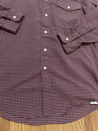Vintage LL Bean Shirt Mens 15.5 35 Plaid Button Down Pocket Made USA 90s - Picture 5 of 10