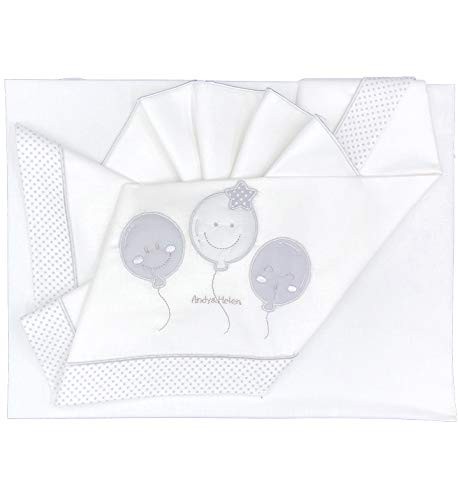 Parure de lit brodée haut de gamme avec drap housse ajusté et taie d'oreiller
