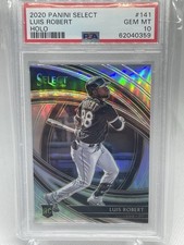 2020 Panini Select #141 Luis Robert  HOLO ROOKIE  GEM MINT PSA 10 White Sox RC