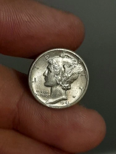 1943- D Mercury Dime Uncirculated #1