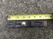 VINTAGE 6 INCH STANLEY NO. 25 WOOD & BRASS T-BEVEL USA