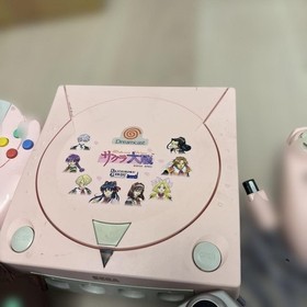 Sega Dreamcast Sakura Wars Sakura Taisen Limited Pink Console Nobox Tested Japan