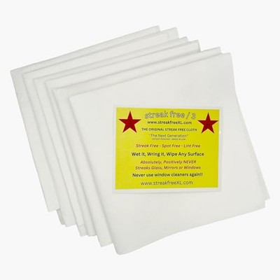 Streak Free Microfiber Cloth  As Seen on Tv  6 Pack