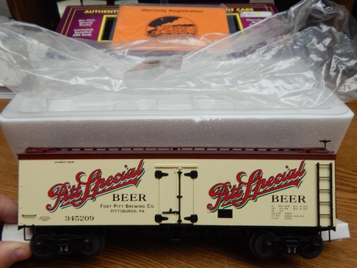 MTH 20-94313 FORT PITT BREWING 36' COCHE FRIGORÍFICO MADERA USADO EN CAJA O CALIBRE LQQK | Zustand: Used