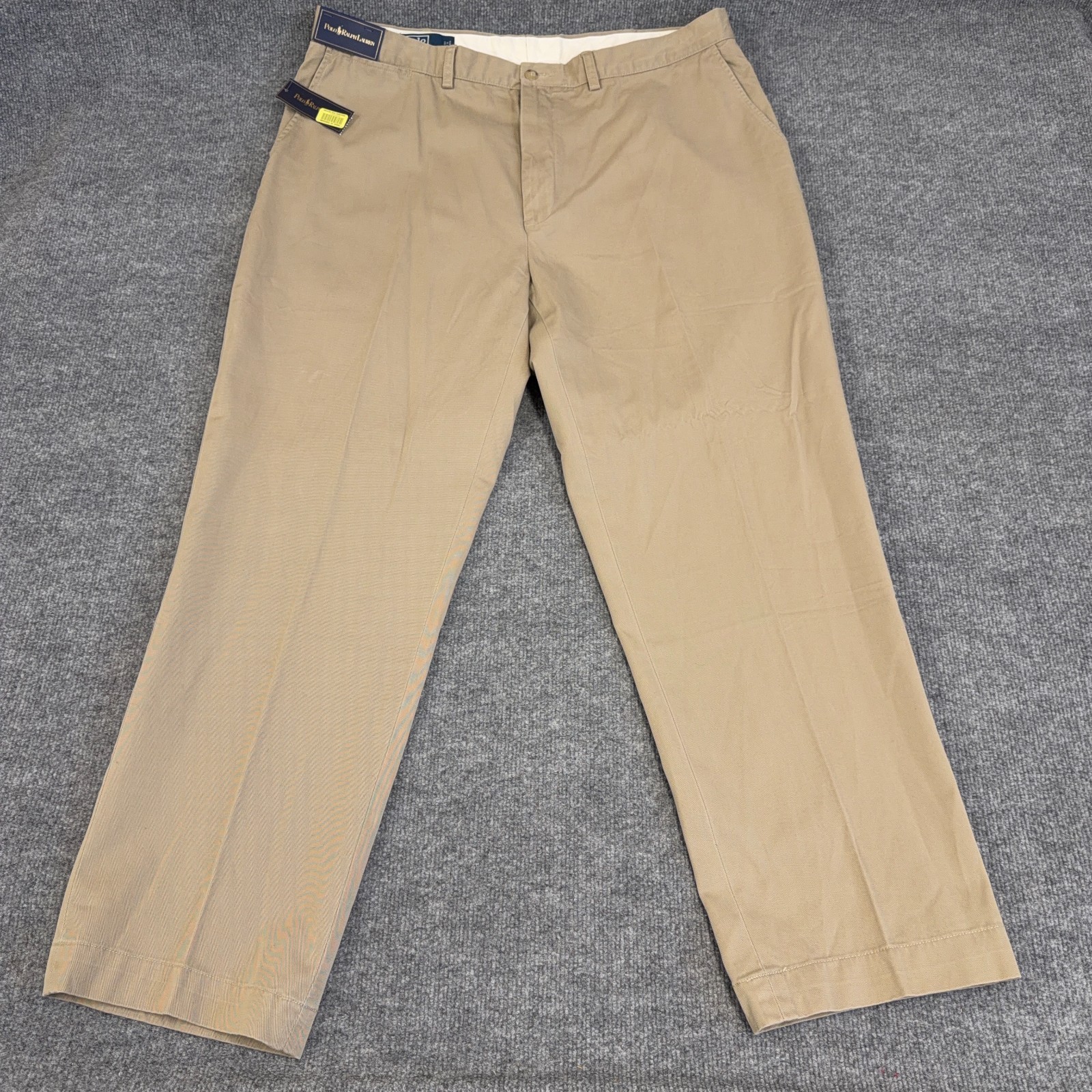 Vintage Polo Ralph Lauren Pant Men 40x30 Khaki Tan Prospect Chino Twill NEW