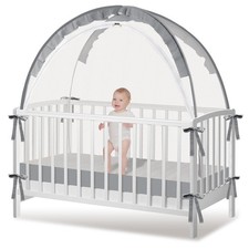 Crib Tent - Crib Net to Keep Baby in, Stop Baby from Climbing Out of Crib, Po...