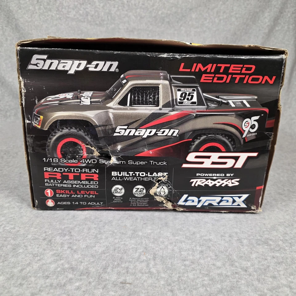 Snap-on 95 LaTrax SST 1/18 4WD Stadium Super Truck RC NIB RTR Lot 2 - Image 3 of 4