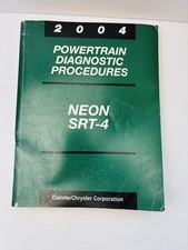 2004 Dodge Neon Srt-4 Engine Powertrain Diagnostic Troubleshooting Shop Manual