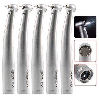 5*SANDENT Dental LED Turbine Fiber Optic Handstück für KaVo Multiflex Kupplung