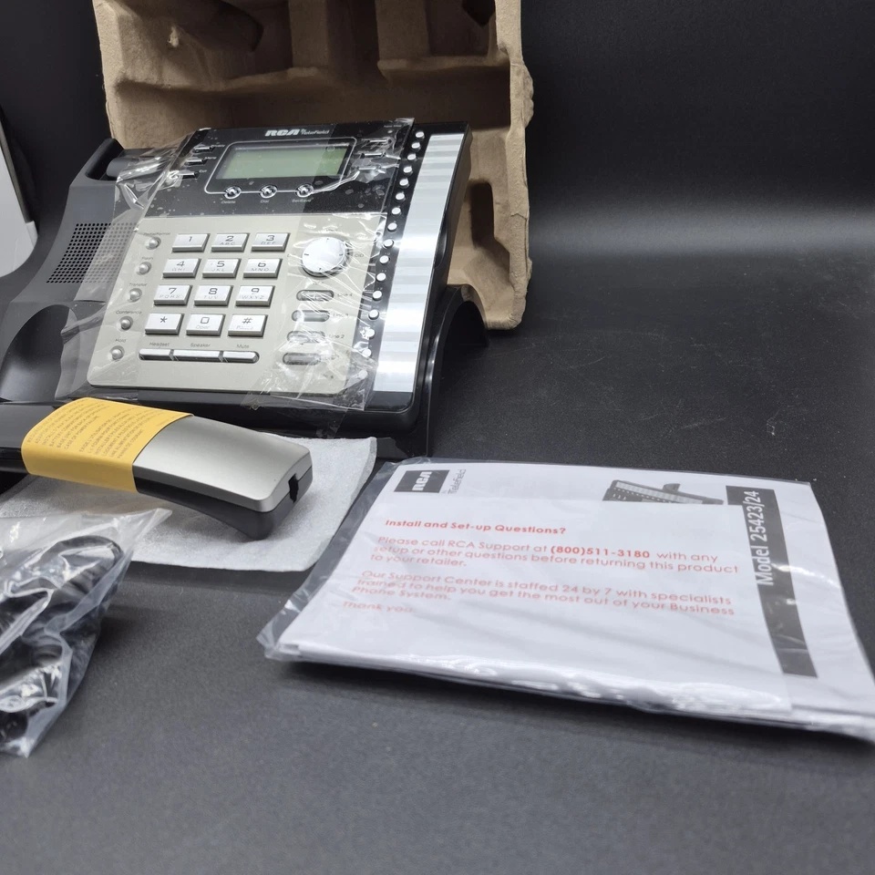 RCA 4 Line Corded Business Expandable Phone Model 25423RE1 NOB !!  - Image 4 of 4
