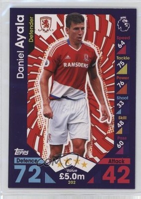 2016-17 Topps Match Attax English Premier League Daniel Ayala #202 0jf5