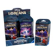 Disney Lorcana Aufstieg der Flutgestalten Starter Deck Display 8 Packung Deutsch