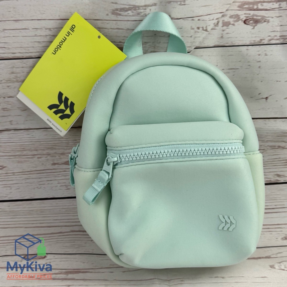 affordable mini backpack Mini Backpack All In Motion Neoprene Light Mint Green 4 Liter Water  Resistant