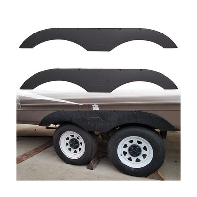 ECOTRIC RV Fender Skirt Replacement Tandem Trailer for RVs Campers - Black