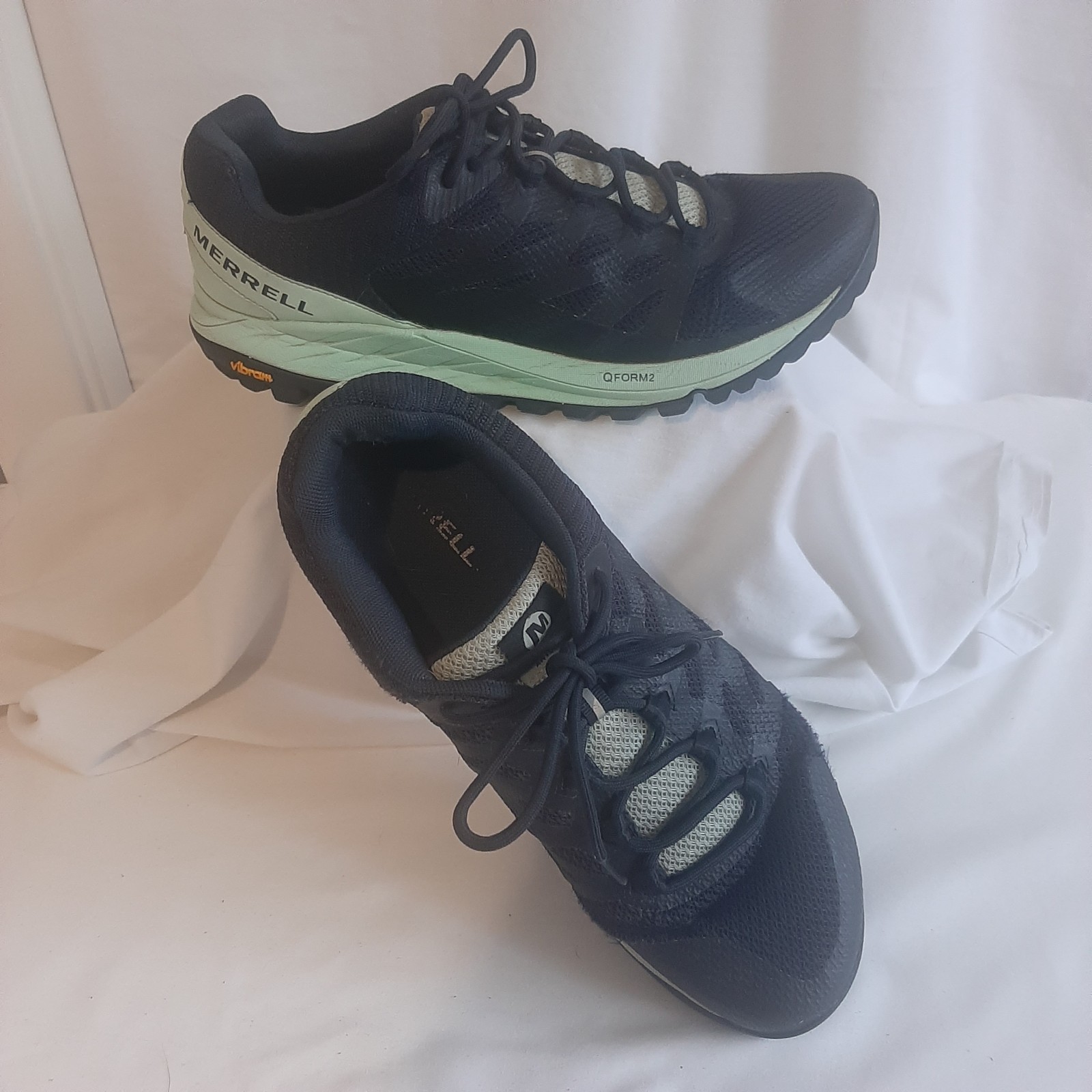 Merrell Antora 2 Womens Trail Running Shoe Navy Jade Size 9.5 J066844
