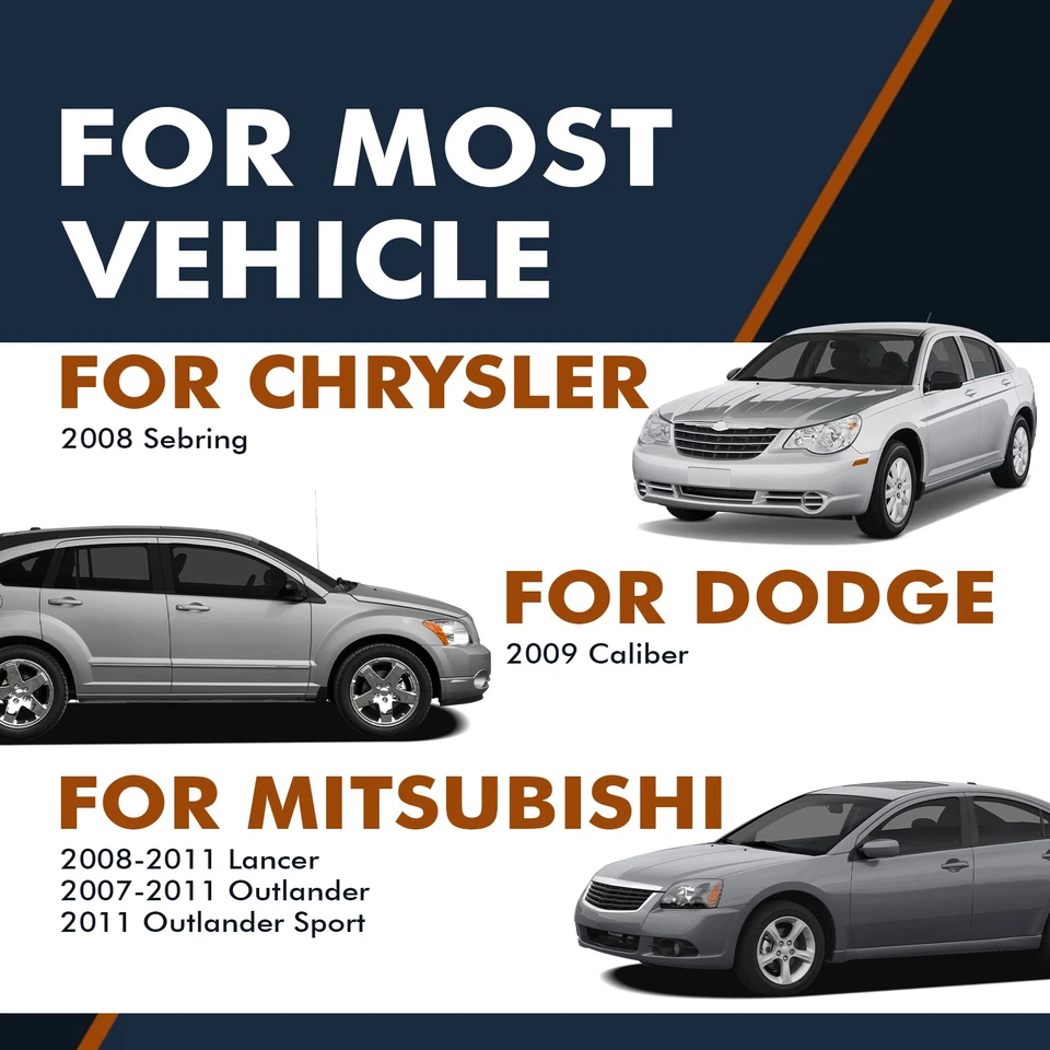 Set of 8 Front-Rear Ceramic Brake Pad Kit For 2011 Mitsubishi Outlander Sport - Изображение 2 из 4