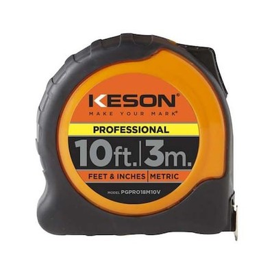 Keson Pgpro18m10v Metric And Sae Tape Measure