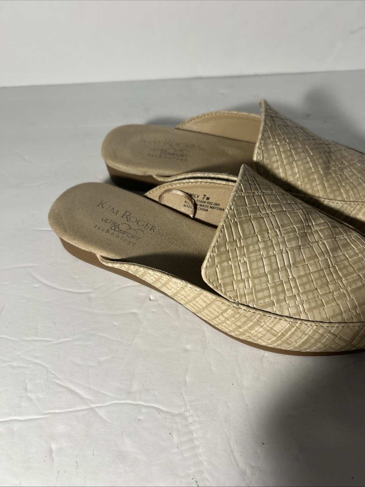 APL Sandali Kim Rogers beige ecopelle Emily Mule taglia 7M donna