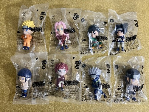 Naruto 2025 Burger King Spielzeug Set Neji Kakashi Sakura Rock Sasuke Gaara Hinata