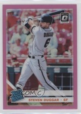 2019 Panini Donruss Optic Rated Rookies Pink Prizm Steven Duggar #49 0o6v