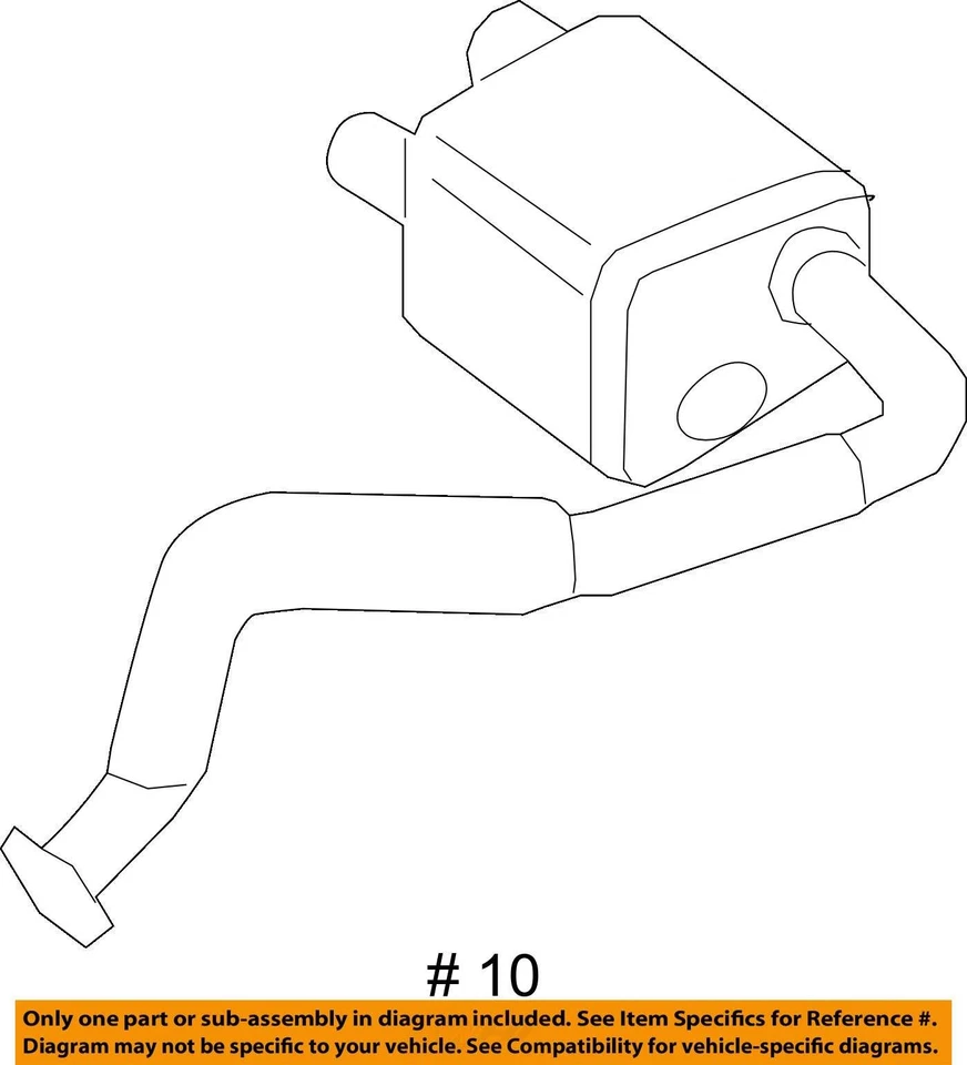 Porsche 982 718 Cayman S Boxster S Rear Engine Exhaust Muffler 2017 - 2024 OEM - Image 4 of 4